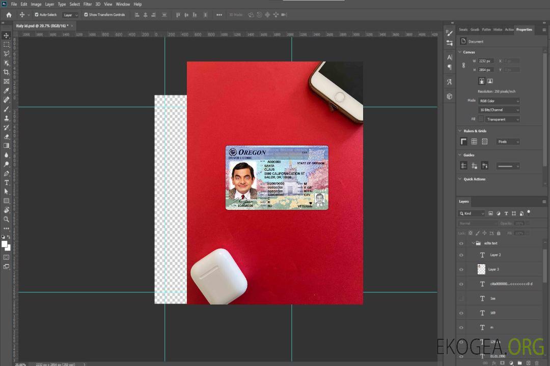 USA Oregon DL photolook AVANT template